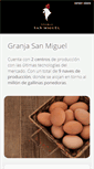 Mobile Screenshot of granjasanmiguel.com